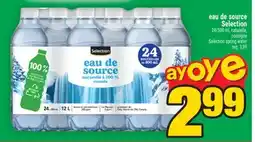 Super C eau de source Selection | Selection spring water offer