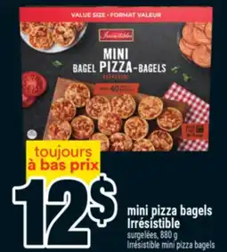 Super C mini pizza bagels Irrésistible | Irrésistible mini pizza bagels offer