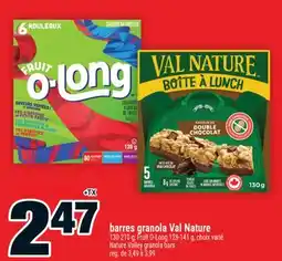 Super C barres granola Val Nature | NatureValley granola bars offer
