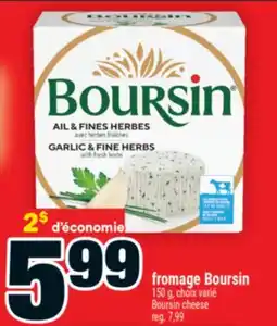 Super C fromage Boursin offer
