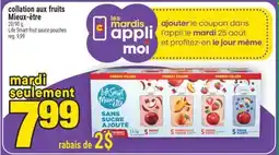 Super C collation aux fruits Mieux‑être | Life Smart fruit sauce pouches offer