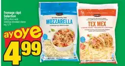 Super C fromage râpé Selection | Selection shredded cheese offer