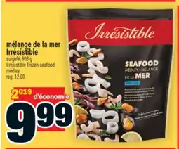 Super C mélange de la mer Irrésistible | Irrésistible frozen seafood medley offer