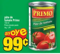 Super C pâte de tomate Primo offer