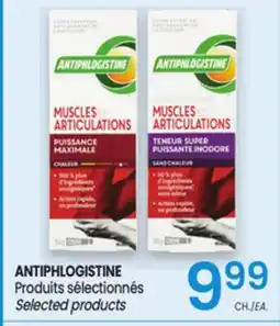 Uniprix ANTIPHLOGISTINE Produits sélectionnés/Selected products offer