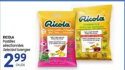 Uniprix RICOLA Pastilles sélectionnées / Selected lozenges offer