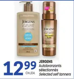 Uniprix JERGENS Autobronzants sélectionnés/ Selected self tanners offer