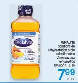 Uniprix PEDIALYTE Solutions de réhydratation orale sélectionnées/Selected oral rehydration solutions offer