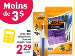 Uniprix BIC Stylos-bille sélectionnés /Selected ballpoint pens offer