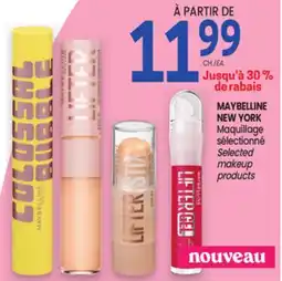 Uniprix MAYBELLINE NEW YORK Maquillage sélectionné / Selected makeup products offer