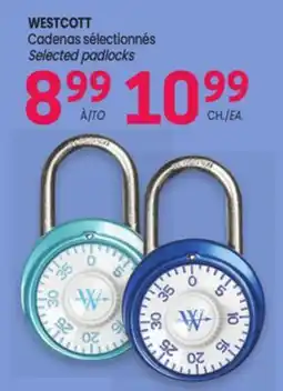 Uniprix WESTCOTT Cadenas sélectionnés / Selected padlocks offer