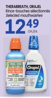 Uniprix THERABREATH, ORAJEL offer