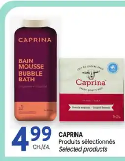 Uniprix CAPRINA Produits sélectionnés / Selected products offer