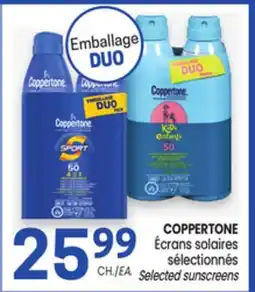 Uniprix COPPERTONE Écrans solaires sélectionnés/Selected sunscreens offer