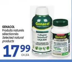 Uniprix GENACOL Produits naturels sélectionnés/Selected natural products offer