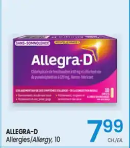 Uniprix ALLEGRA-D Allergies/Allergy offer