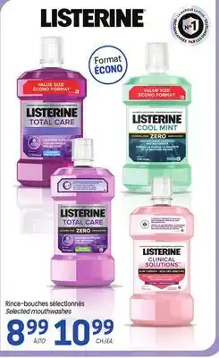 Uniprix LISTERINE Rince-bouches sélectionnés / Selected mouthwashes offer