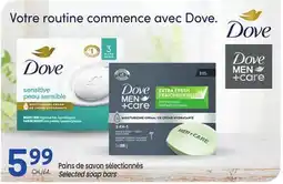 Uniprix DOVE Pains de savon sélectionnés/Selected soap bars offer