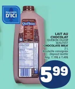 Marché Bonichoix QUÉBON OR SEALTEST CHOCOLATE MILK offer