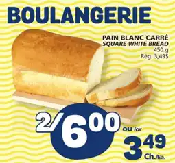 Marché Bonichoix SQUARE WHITE BREAD offer