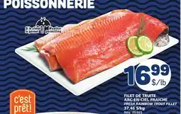Marché Bonichoix FRESH RAINBOW TROUT FILLET offer