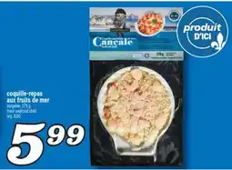 Marché Richelieu COQUILLE-REPAS AUX FRUITS DE MER | MEAL SEAFOOD SHELL offer