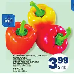 Marché Bonichoix SWEET YELLOW, ORANGE OR RED PEPPERS offer