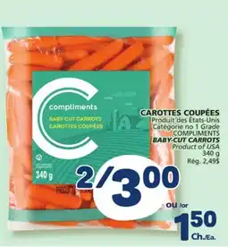 Marché Bonichoix CAROTTES COUPÉES COMPLIMENTS offer