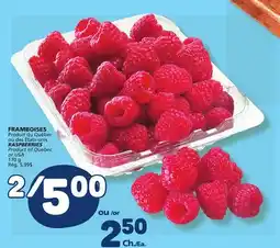 Marché Bonichoix RASPBERRIES offer