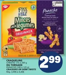 Marché Bonichoix CHRISTIE 175 to 200 g, PANACHE (100 to 125 g) CRACKERS OR DEMI TWISTS offer