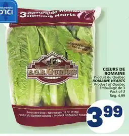 Marché Bonichoix ROMAINE HEARTS offer
