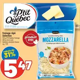 Marché Richelieu FROMAGE RÂPÉ SELECTION | SELECTION SHREDDED CHEESE offer