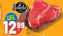 Marché Richelieu BIFTECKS D'ALOYAU | T-BONE STEAK, ECONOMIC PACK offer