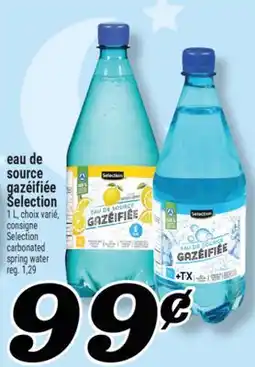 Marché Richelieu EAU DE SOURCE GAZÉIFIÉE SELECTION | SELECTION CARBONATED SPRING WATER offer