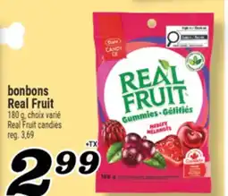 Marché Richelieu BONBONS REAL FRUIT | REAL FRUIT CANDIES offer