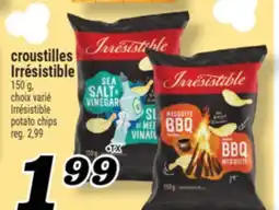 Marché Richelieu CROUSTILLES IRRÉSISTIBLE | IRRÉSISTIBLE POTATO CHIPS offer