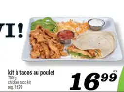 Marché Richelieu KIT À TACOS AU POULET | CHICKEN TACO KIT offer