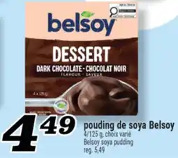 Marché Richelieu POUDING DE SOYA BELSOY / BELSOY SOYA PUDDING, 4/125 G offer