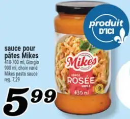 Marché Richelieu SAUCE POUR PÂTES MIKES | MIKES PASTA SAUCE offer