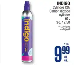 Jean Coutu INDIGO Cylindre CO2 Carbon dioxide cylinder offer