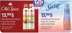 Jean Coutu OLD SPICE, SECRET offer