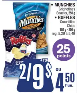 Jean Coutu MUNCHIES, RUFFLES offer