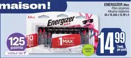 Jean Coutu ENERGIZER Max Alkaline batteries offer