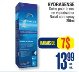 Jean Coutu HYDRASENSE Nasal care spray offer