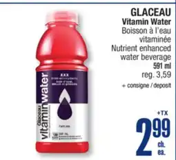 Jean Coutu GLACEAU Vitamin Water Nutrient enhanced water beverage offer