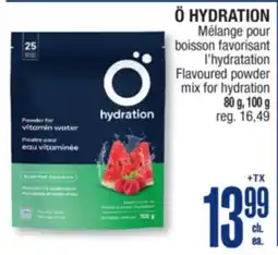 Jean Coutu Ö HYDRATION Flavoured powder mix for hydration offer