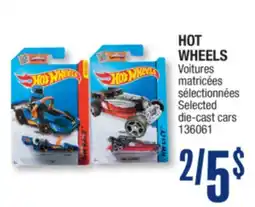 Jean Coutu HOT WHEELS Selected die-cast cars offer