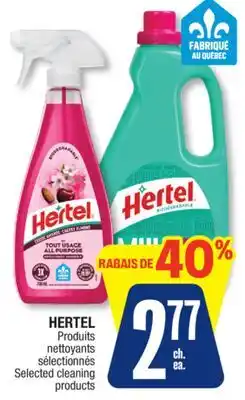 Jean Coutu HERTEL Selected cleaning products offer