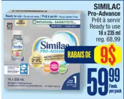 Jean Coutu SIMILAC Pro-Advance Ready to use offer