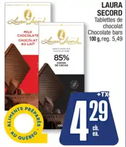 Jean Coutu LAURA SECORD Chocolate bars offer